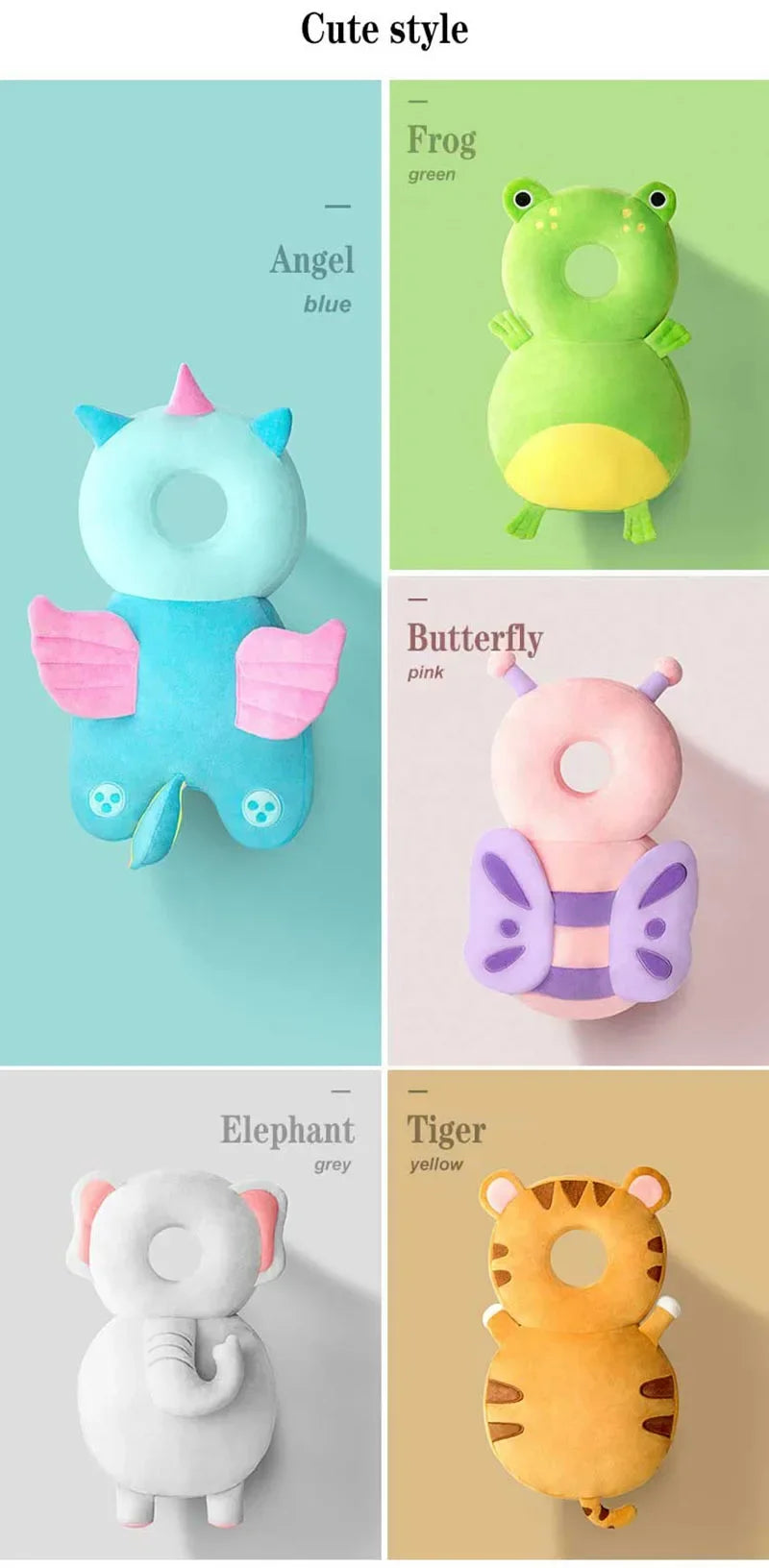 CuddleGuard™ Baby Anti-Fall Head Protection Pillow